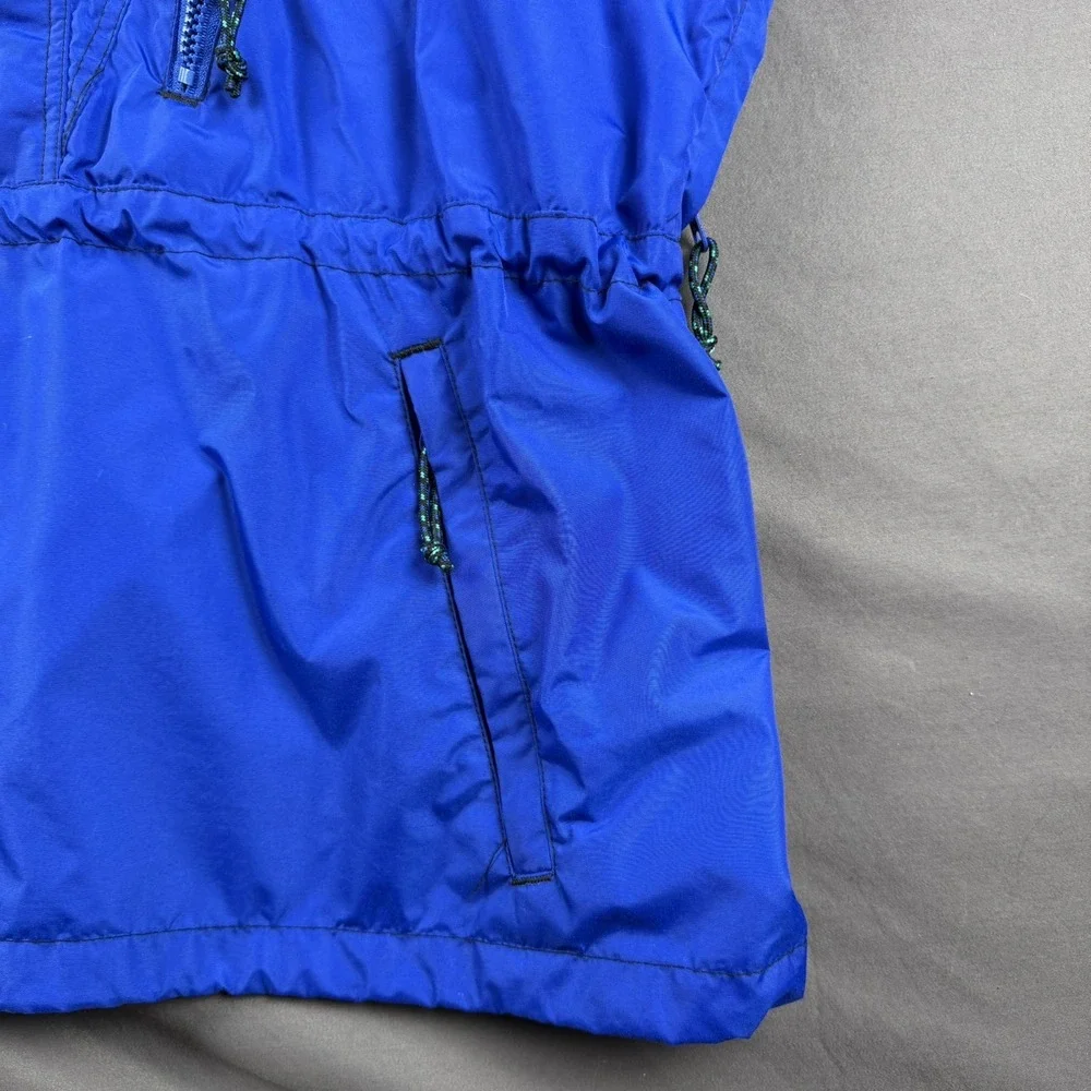 Columbia Mens XL Blue Pullover Ski Jacket Hooded Vintage 90s Coat Retro Anorak